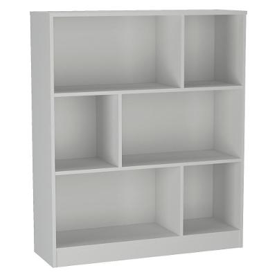 Estante Multiuso B25 Moderna 3 Prateleiras 6 Nichos Branco Nova Mobile
