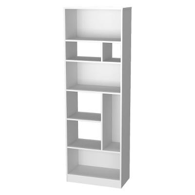 Estante Multiuso B38 Moderna 4 Prateleiras MDP Branco Nova Mobile