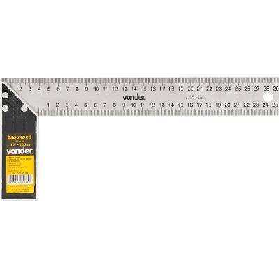 Esquadro com Cabo de Alumínio Plus 10 35.50.010.000 em Aço Inox Vonder