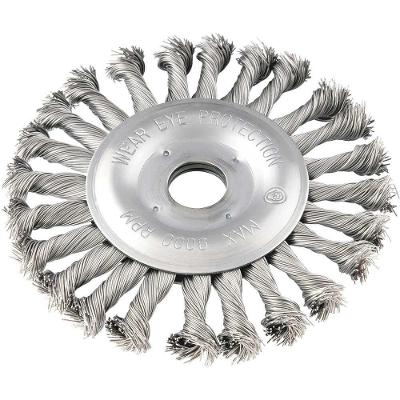 Escova Circular 4.1-2 X 1-2 X 7-8 Torcida em Aço Inox 304 para Esmerilhadeira 6330412120 Vonder