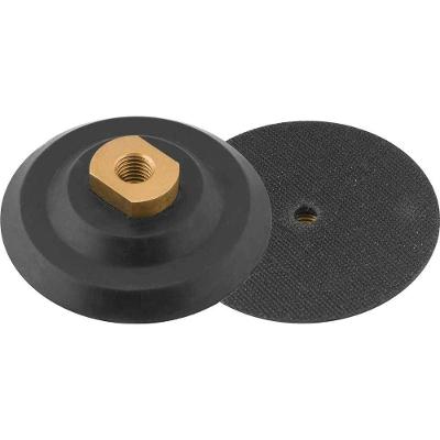 Disco de Borracha 4 para Politriz Suporte para Lixa Diamantada 3000 RPM Vonder