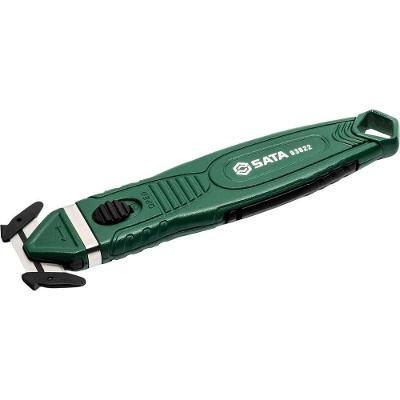 Estilete Retrátil ST93622 com Lâmina Oculta em Aço Inoxidável 6Cr13 Corpo em Alumínio Sata