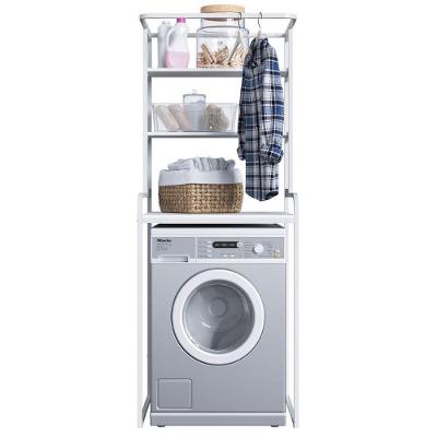 Estante Organizadora para Lavanderia P1065 3 Prateleiras 70cm Branco Placa & Ponto