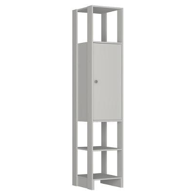 Estante Multiuso EY107 3 Prateleiras MDP 40cm Branco Nova Mobile