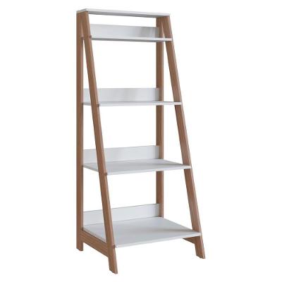 Estante Multiuso B81 4 Prateleiras MDP 53cm Branco Montana Nova Mobile