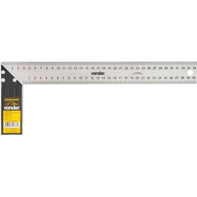 Esquadro com Cabo de Alumínio Plus 12 35.50.012.000 em Aço Inox Vonder
