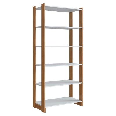 Estante Multiuso Ey201 6 Prateleiras Mdp 73cm Branco Nova Mobile