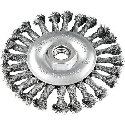 Escova Circular 4 X 1-2 M14 Torcida para Limpeza em Esmerilhadeira Angular Vonder