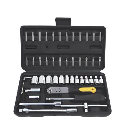 Jogo de Ferramentas com 48 Peças 7744 com Soquetes e Bits em Maleta Organizadora Titanium