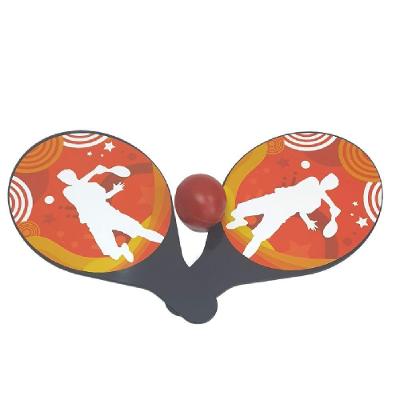 Jogo de Beach Tennis Infantil 6042 Neon para Crianças Mini Toys
