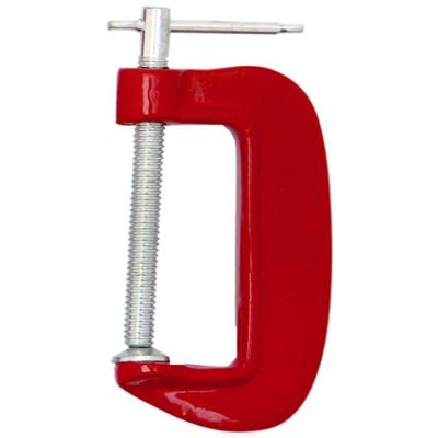 Grampo Leve Tipo C para Marceneiro 8 8022 em Aço Carbono Vermelho Brasfort
