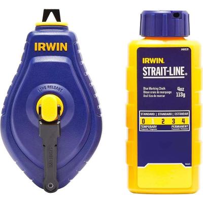 Jogo de Carretel de Linha com Giz Azul IWHT48442BC para Demarcação Irwin