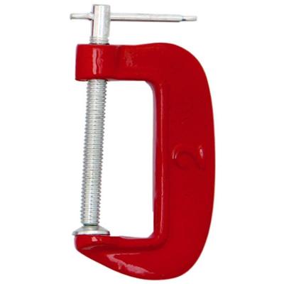 Grampo Leve Tipo C 8017 para Marceneiro com 2 Aço Carbono Vermelho Brasfort