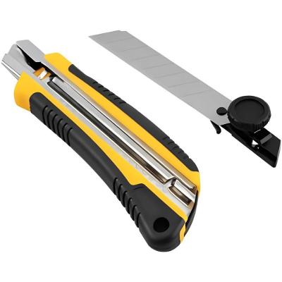 Estilete Largo de Plástico 18mm Es180 com Lâmina Larga para Corte Profissional Vonder
