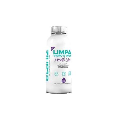 Detergente Neutro Perfumado Limpa Vidro e Inox 1L Incolor com Agentes Antiembaçantes Etaniz