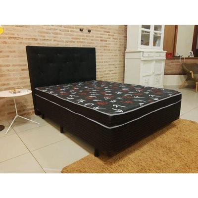 Cama Box Conjugada Casal Cama Conjugado Ortopédico Madeira 120kg Colchão dos Sonhos