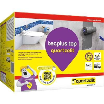 Impermeabilizante para Concreto e Argamassa Tecplus Top 33223.09.34.051 18kg Quartzolit