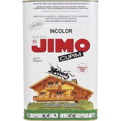 Inseticida para Cupim Jimo Proteção de Madeira Incolor Lata 5L Jimo