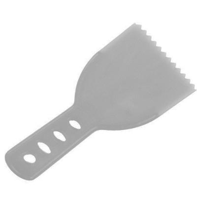 Espátula Plástica Dentada 0.2582 para Textura 8cm Cinza Compel