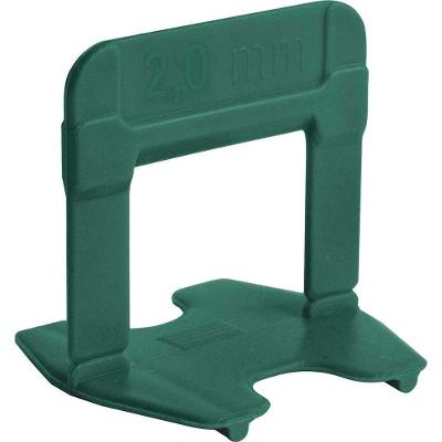 Espaçador Nivelador para Pisos 2mm Eco Verde Pacote 50 Peças Cortag