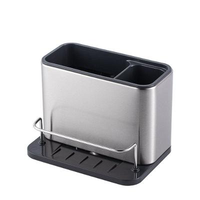 Organizador de Pia - Inox Plástico e Aço Inox com Base Elevada Top Rio Comercial