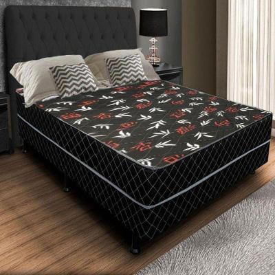 Cama Box Conjugada Casal Cama Conjugado Ortopédico Madeira Colchão dos Sonhos