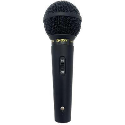Microfone Profissional Dinâmico Cardióide SM58 P4 BK para Voz Preto Fosco Leson