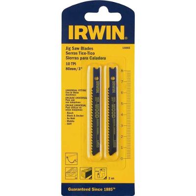 Lâmina para Serra Tico IW14065 80mm 10 Dentes Aço Rápido HSS Encaixe Tipo T Irwin