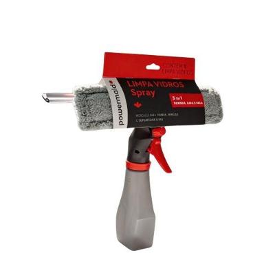 Limpa Vidros Spray 3 em 1 Uso em Vidros Espelhos e Vitrines Powermaid