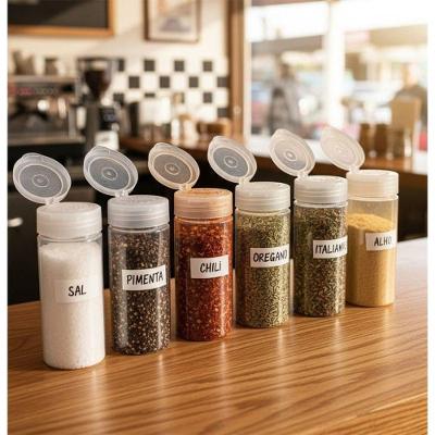 Kit 6 Bisnagas para Temperos Multiuso 350ML com Marcador Branco Chef Line