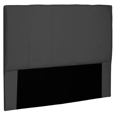 Cabeceira King Erza Suede Preto G63 para Colchão com Fixação no Box Estrutura MDF MDP Gran Belo