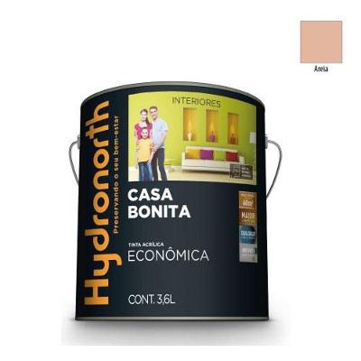 Tinta Acrílica Fosca Casa Bonita Areia 3,6L para Parede Acabamento Fosco Hydronorth