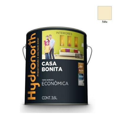 Tinta Acrílica Casa Bonita Palha Fosco Galão 3,6L Bege Hydronorth