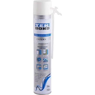 Espuma Expansiva de Poliuretano 750ML-740G para Fixação e Isolamento Tekbond