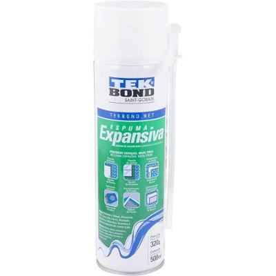 Espuma Expansiva de Poliuretano 500ml 320g para Construção e Acabamento Tekbond