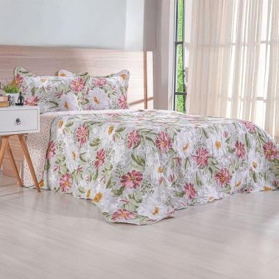 Kit Cobre Leito King Ultra Lisse New Caterina 250x270cm 100% Poliéster Bene Casa