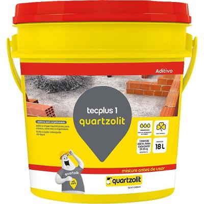 Impermeabilizante para Concreto e Argamassa Tecplus 1 33216.02.34.052 18L Quartzolit