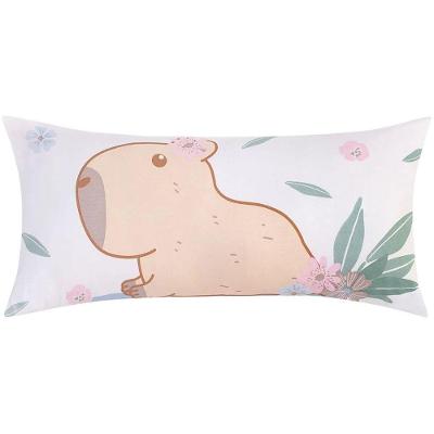 Kit Body Pillow Kids Malha com Fronha 30x65cm 100% Algodão Branco Altenburg