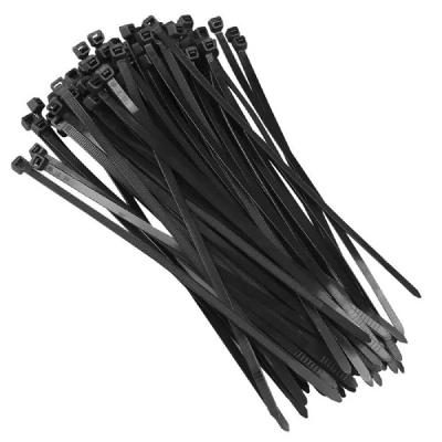 Abraçadeira 4,8 X 200mm 100 Unidades 8869 Nylon de Alta Resistência Preta Brasfort