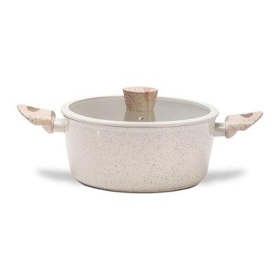 Caçarola de Indução Ceramic Life Sirius Vanilla Alumínio Antiaderente 2,7L Brinox