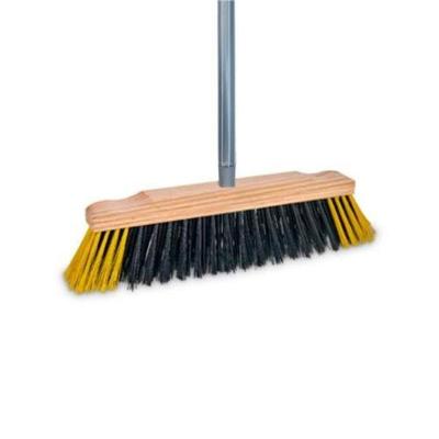 Vassoura Gari 40cm com Cabo para Limpeza de Ambientes Internos e Externos Brubalar