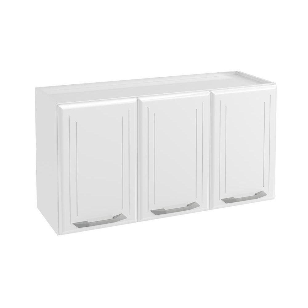 Armário de Cozinha Modulado  Topázio c/ 3 Portas Branco - Telasul - 1