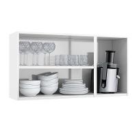 Armário de Cozinha Modulado  Topázio c/ 3 Portas Branco - Telasul