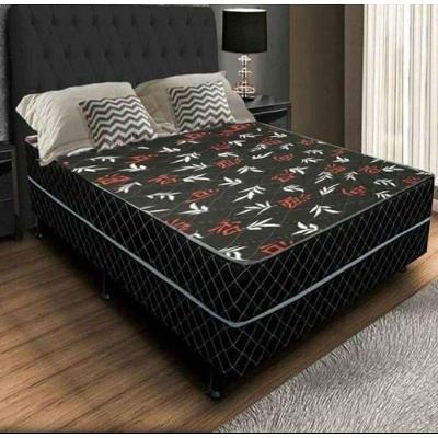 Cama Box Conjugada Casal Cama Conjugado Ortopédico Madeira Colchão dos Sonhos