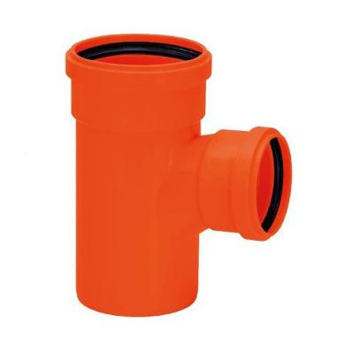 Tee para Tubulação Silentium Tee 100 X 75mm em PVC Mineralizado Auto Extinguível Amanco