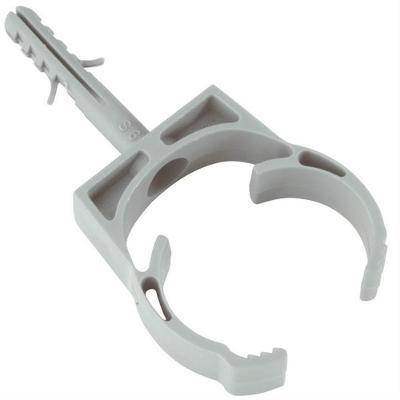 Abraçadeira com Bucha 1-2 57257-001 para Instalação Elétrica Cinza Tramontina