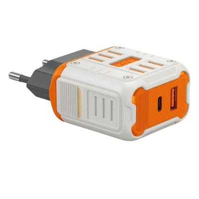 Carregador Dual Usb MDM com Cabo Lightning Incluso para Carregar Dois Aparelhos Simultaneamente