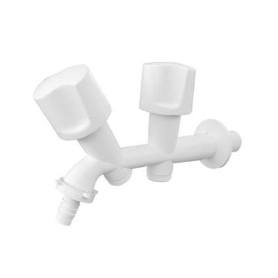 Torneira para Tanque e Máquina Tulipa em Plástico Abs Branco Socel