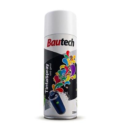 Tinta Spray Aerossol 350ML 30495 para Pintura Branco Fosco Bautech