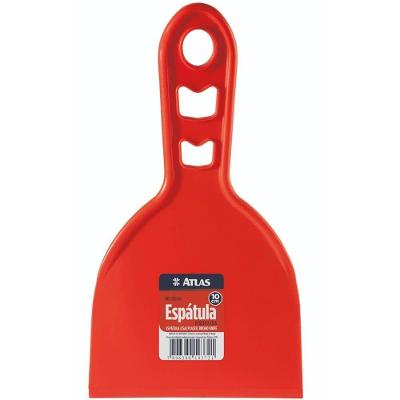 Espátula Plástica Lisa com Cabo 100mm 150-10 para Texturas Decorativas Pincéis Atlas
